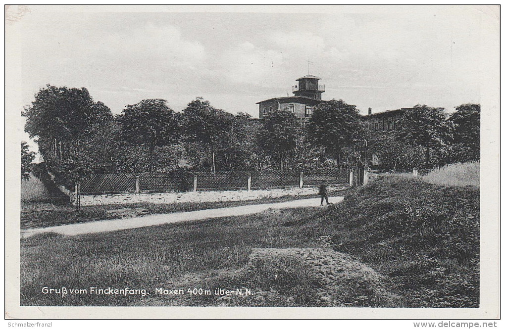 AK Maxen Restaurant Finckenfang Bei Kreischa Reinhardtsgrimma Glashütte Hausdorf Lungkwitz Cunnersdorf Stempel Feldpost - Maxen