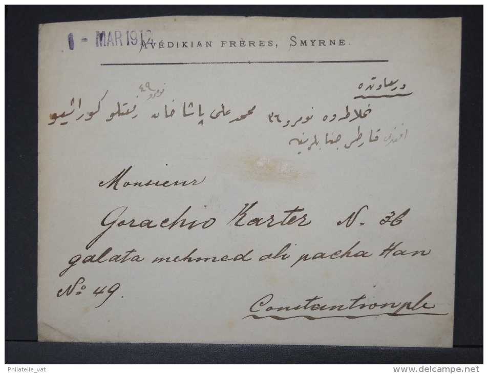 TURQUIE-Détaillons Belle Collection De Lettres (Bureaux Intérieurs Début 1900) - Rare Dans Cette QualitéLOT  P4076 - Lettres & Documents