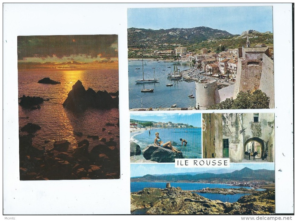 Lot 7 Cartes Modernes - Corse Ile De Beauté - Bonifacio- Calvi- San´Antonino - Ile Rousse - 5 - 99 Postkaarten