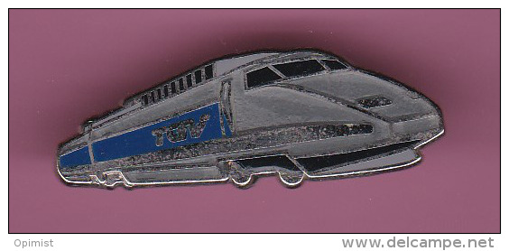 44070-Pin's.transport.train.SNCF.TGV. Signé Ballard. - TGV