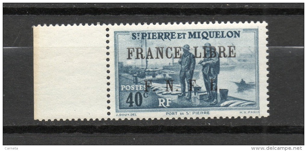 SAINT PIERRE ET MIQUELON N° 255 NEUF SANS CHARNIERE COTE  36.00&euro;  PORT - Unused Stamps