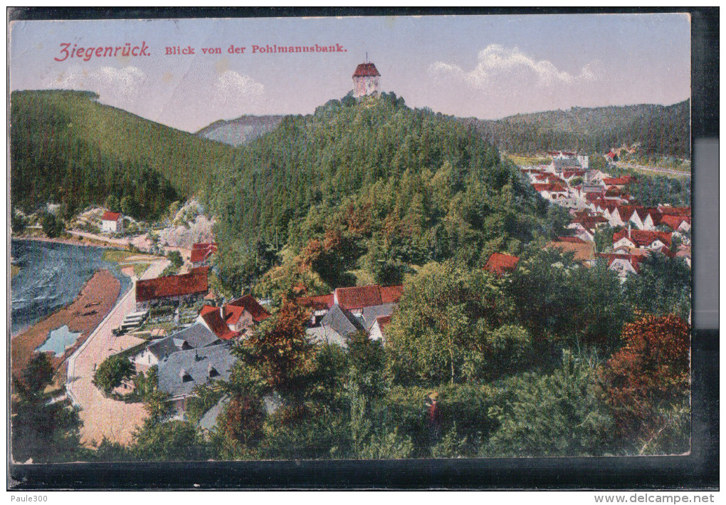 Ziegenrück - Blick Von Der Pohlmannsbank - 1925 - Ziegenrück