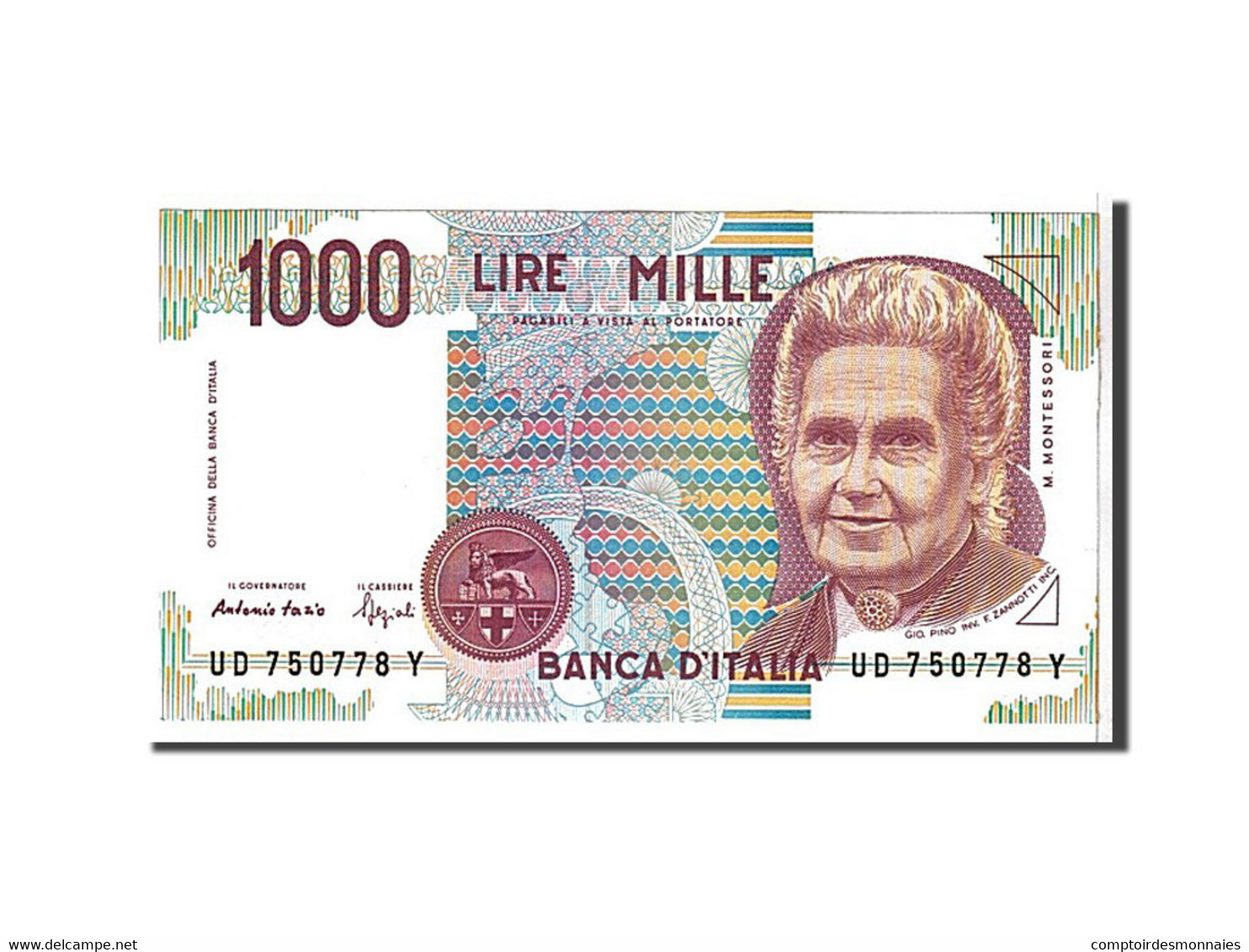 Billet, Italie, 1000 Lire, 1990, KM:114a, SPL - 1000 Lire