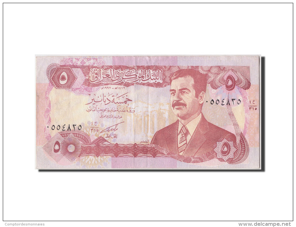 [#306340] Iraq, 5 Dinars Type Saddam Hussein - Iraq