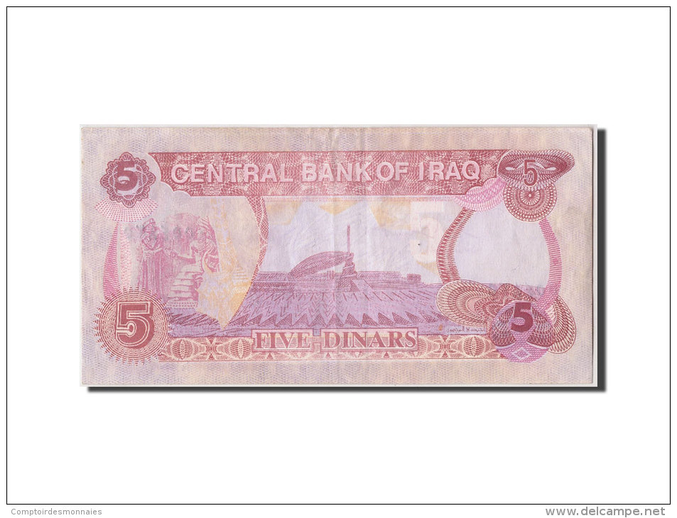 [#306340] Iraq, 5 Dinars Type Saddam Hussein - Iraq