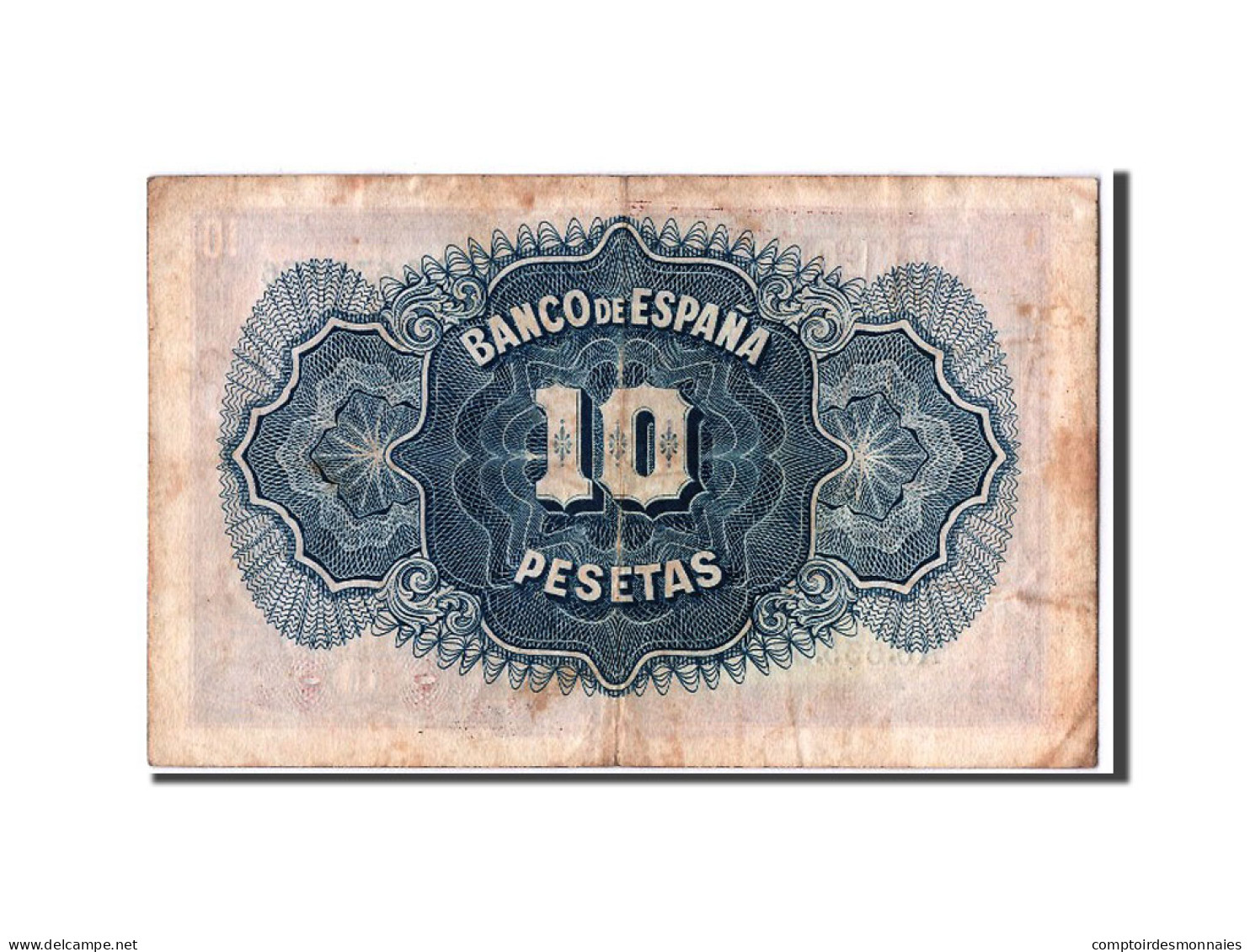 Billet, Espagne, 10 Pesetas, 1935, TTB - 10 Pesetas