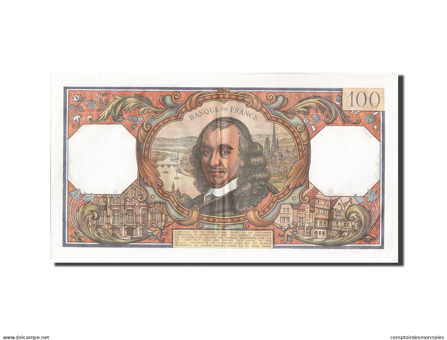 Billet, France, 100 Francs, 100 F 1964-1979 ''Corneille'', 1967, 1967-02-02 - 100 F 1964-1979 ''Corneille''