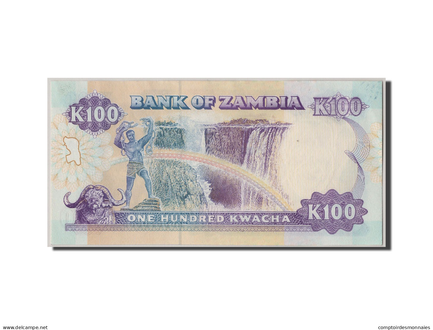 Billet, Zambie, 100 Kwacha, SPL - Zambie