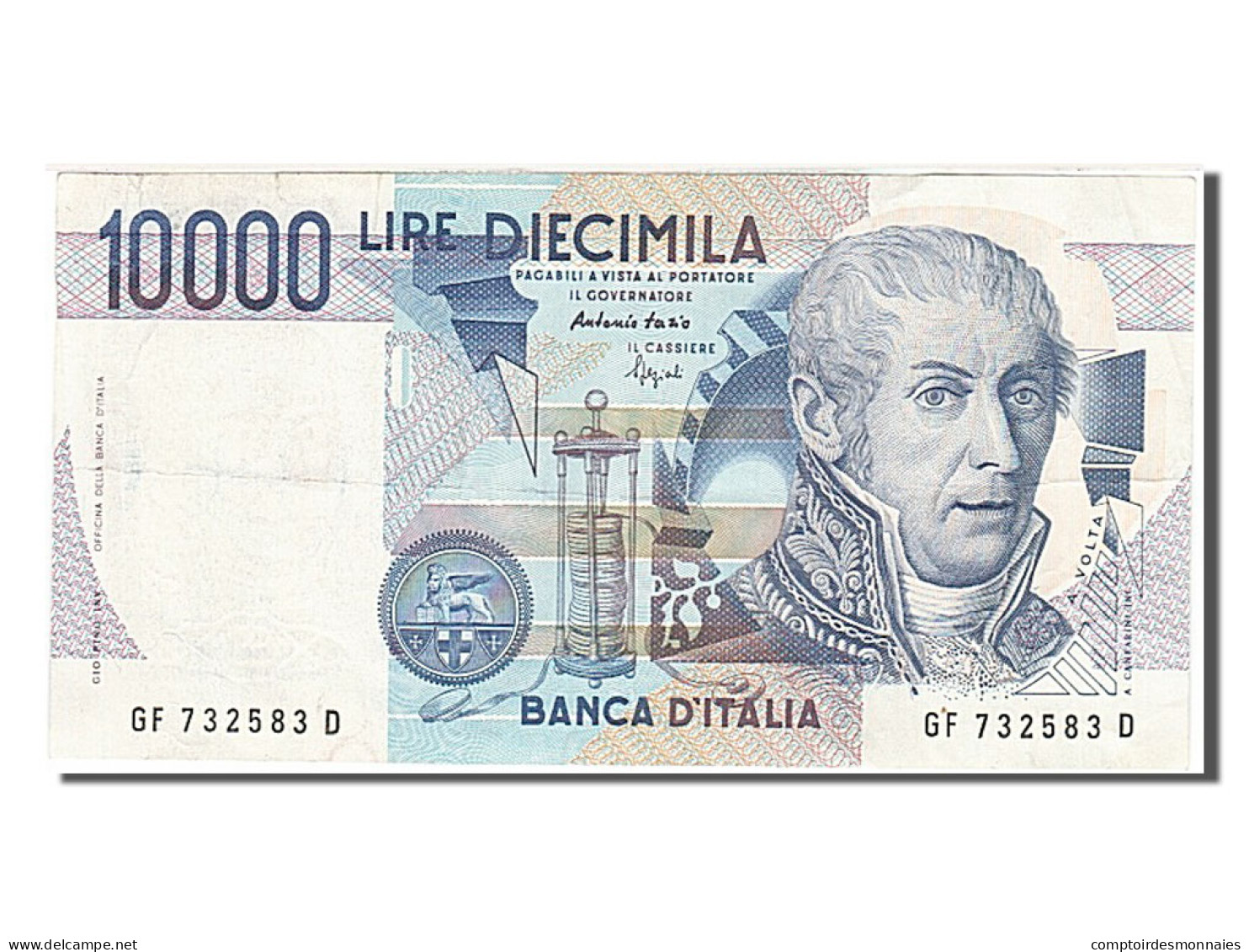 Billet, Italie, 10,000 Lire, 1984, 1984-09-03, TB+ - 10.000 Lire