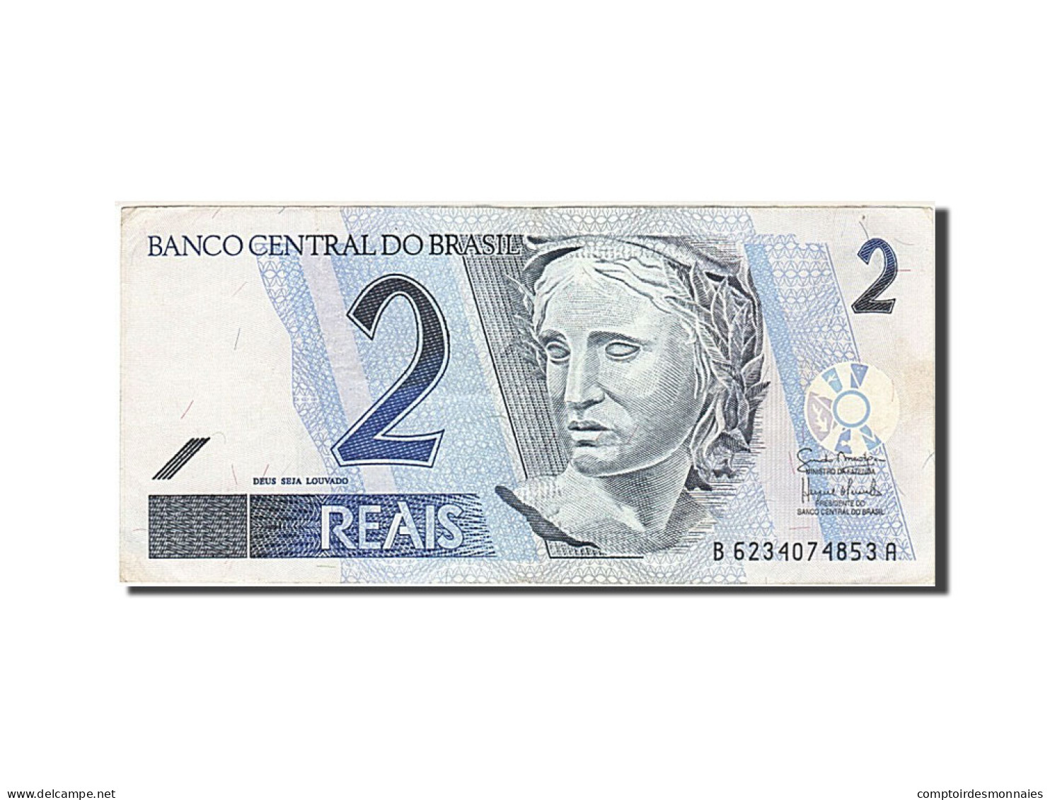 Billet, Brésil, 2 Reais, 2001, TB+ - Brasil