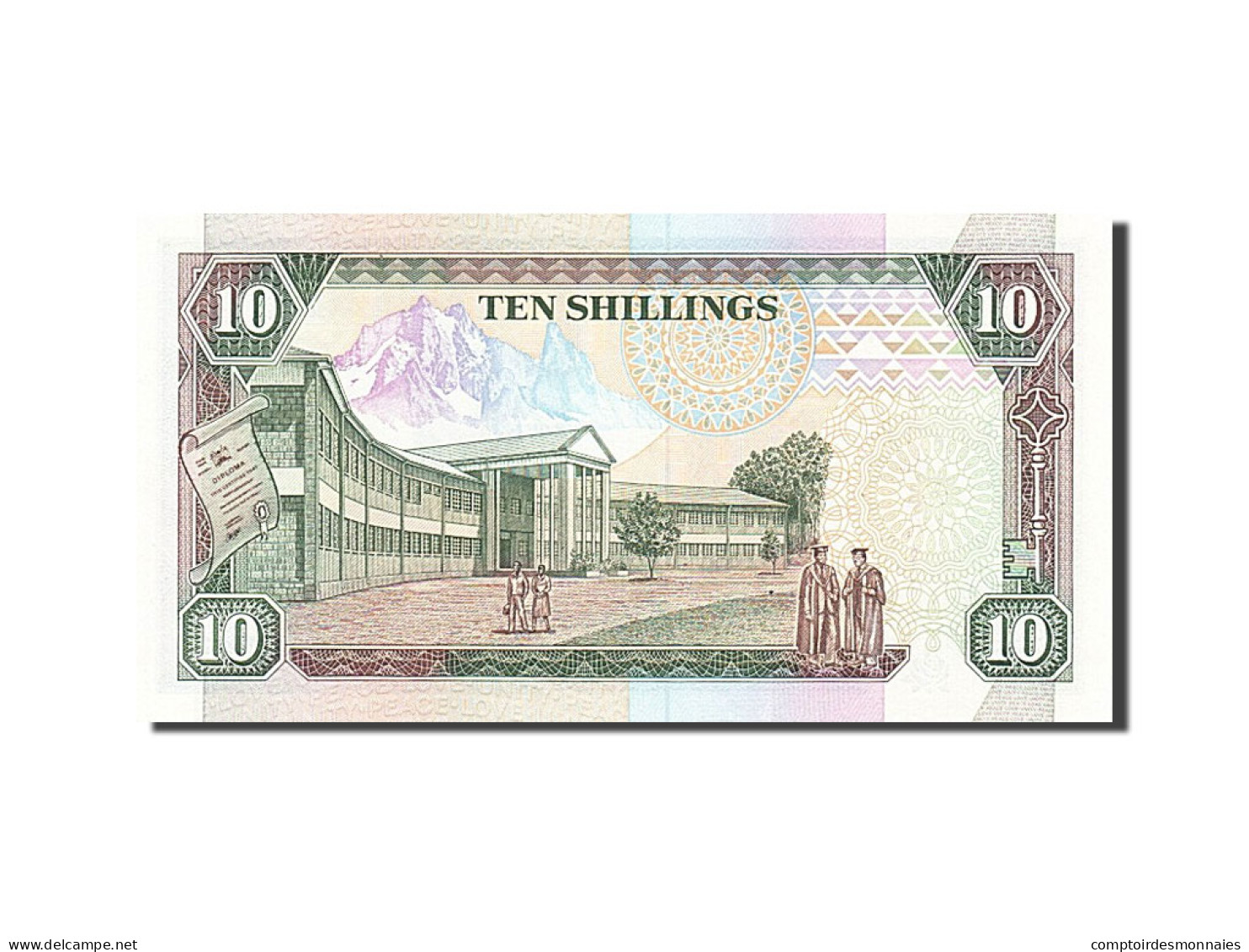 Billet, Kenya, 10 Shillings, 1994, 1994-01-01, NEUF - Kenia