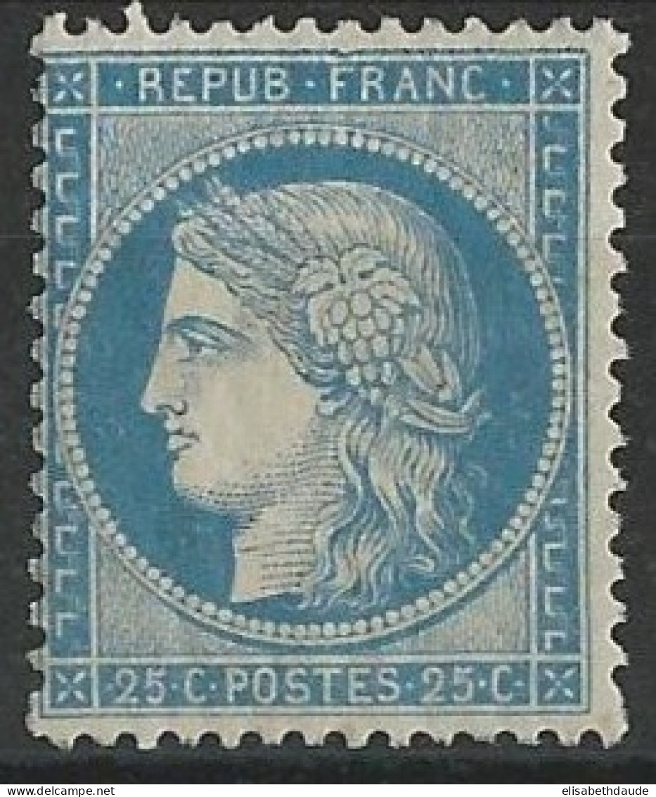 YVERT N°60A * - COTE = 200 EUROS - 1871-1875 Cérès