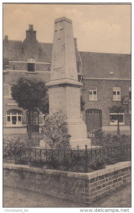 Poelkapelle, Poelcapelle, Standbeeld Der Gesneuvelde Soldaten (pk16449) - Langemark-Pölkapelle