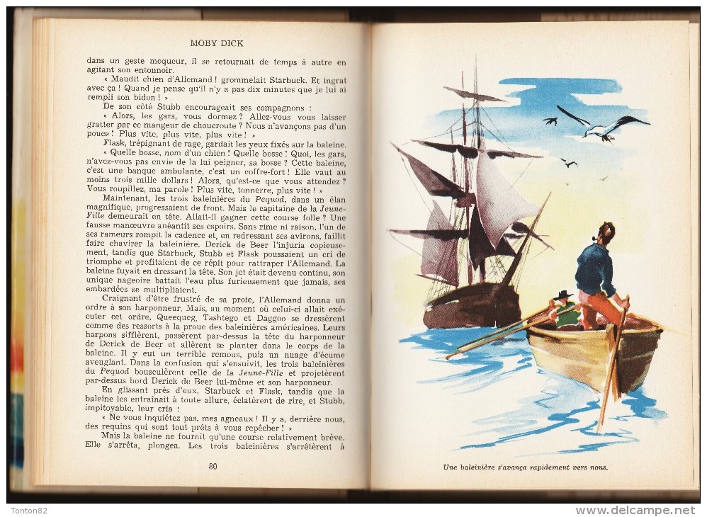 Herman Melville - Moby Dick - Idéal Bibliothèque  / Hachette - ( 1954 ) . - Ideal Bibliotheque