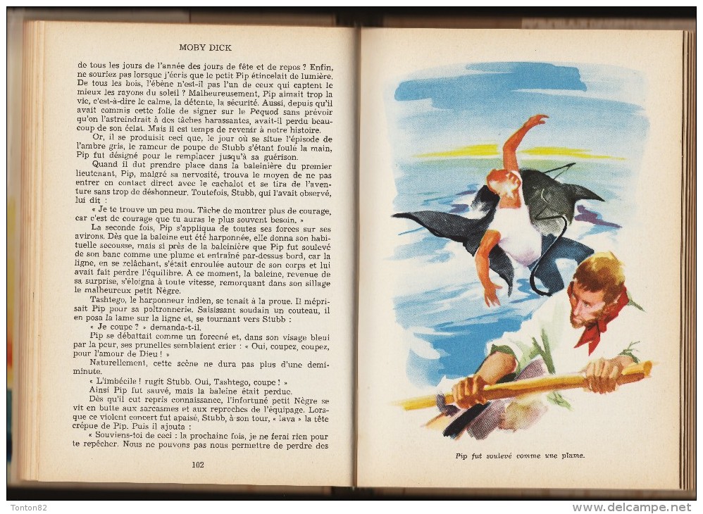 Herman Melville - Moby Dick - Idéal Bibliothèque  / Hachette - ( 1954 ) . - Ideal Bibliotheque