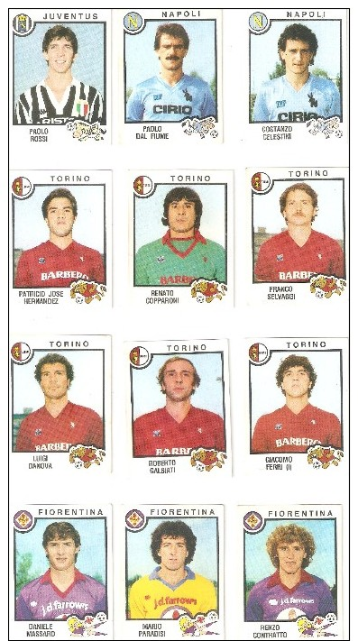 CX - 2 X 1982-1983 ITALY FOOTBALL STICKERS CHOOSE ANY TWO PANINI CALCIATORI F1 - Edizione Italiana