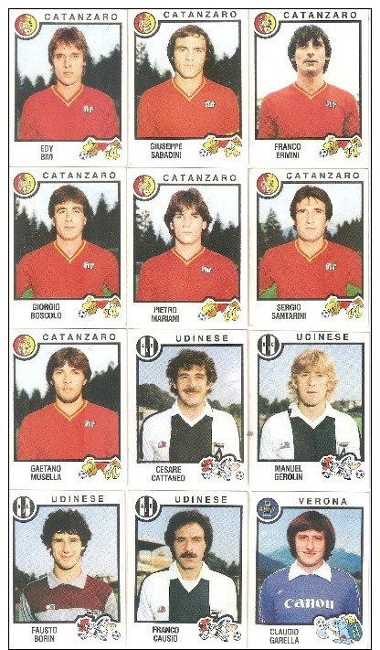 CX - 2 X 1982-1983 ITALY FOOTBALL STICKERS CHOOSE ANY TWO PANINI CALCIATORI F1 - Edizione Italiana