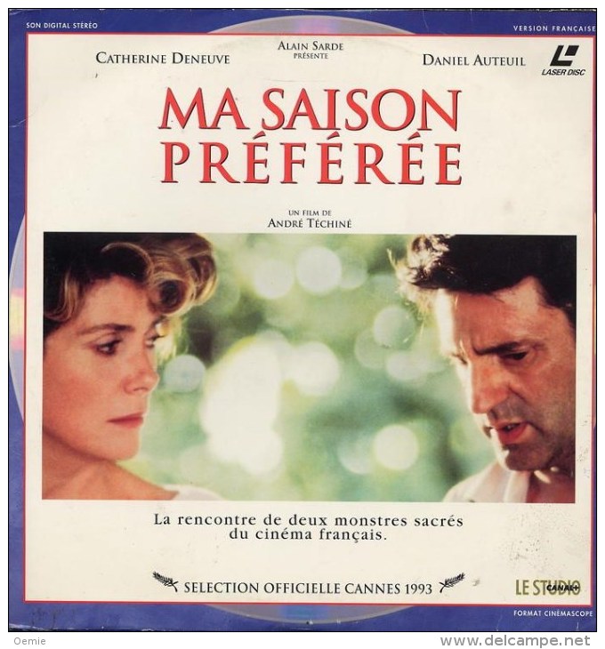 LASERDISC  CDV   °°° MA SAISON PREFEREE   °°°°°  CATHERINE DENEUVE ET DANIEL AUTEUIL - Otros