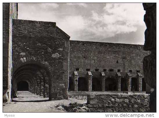 66  SALSES Le Chateau Galeries Nord Et Est De La Cour Interieure, Carte Photo - Salses