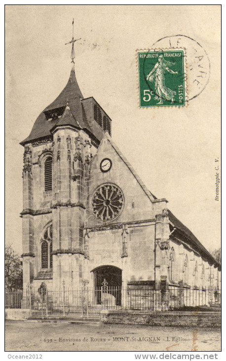 76 Mont Saint Aignan.  L'Eglise - Mont Saint Aignan