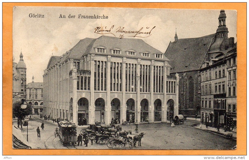 Gorlitz Goerlitz Tram 1913 Postcard - Sonstige & Ohne Zuordnung