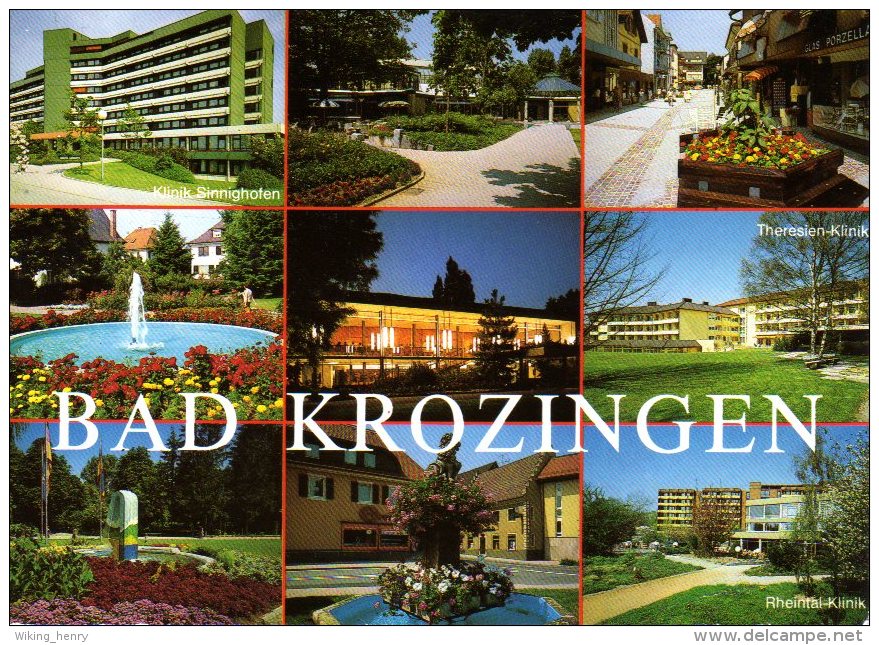Bad Krozingen - Mehrbildkarte 19  Kliniken - Bad Krozingen