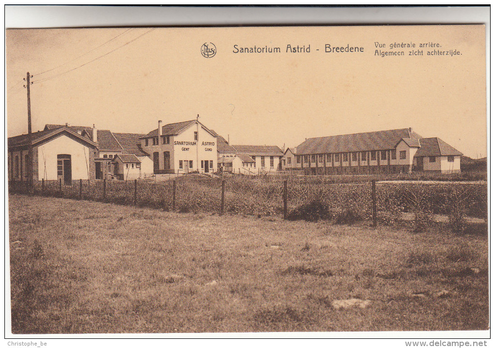 Bredene, Breedene, Sanatorium Astrid, Algemeen Zicht Achterzijde (pk16492) - Bredene