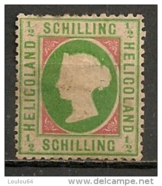 Timbres - Grande-Bretagne (ex-colonies Et Protectorats) - Heligoland - 1867-1874 - 1/2 Schilling  - - Heligoland (1867-1890)
