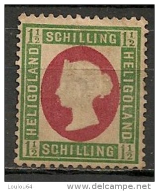 Timbres - Grande-Bretagne (ex-colonies Et Protectorats) - Heligoland - 1867-1874 - 1 1/2 Schilling  - - Heligoland (1867-1890)