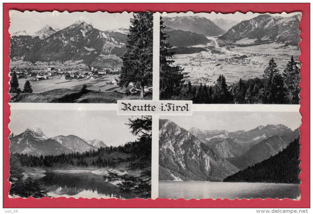 169465 /  REUTTE I. TIROL  , MONTAIN , LAKE USED 1955  Austria Österreich Autriche - Reutte