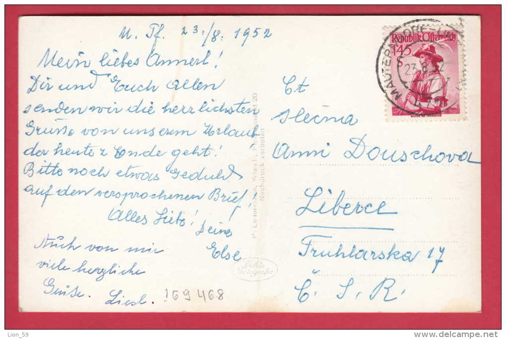 169468 / Sommerfrische Mariapfarr, 1120 M Geg. SPEIERECK 2408 M. SALZBURG - USED 1952 Austria Österreich Autriche - Mariapfarr