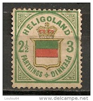 Timbres - Grande-Bretagne (ex-colonies Et Protectorats) - Heligoland - 1875 - 2 1/2 Farthings - 3 Pfennig - - Heligoland (1867-1890)