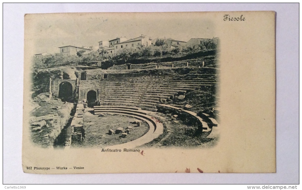 Fiesole Anfiteatro Romano  Viaggiata 1923 F.p. - Firenze