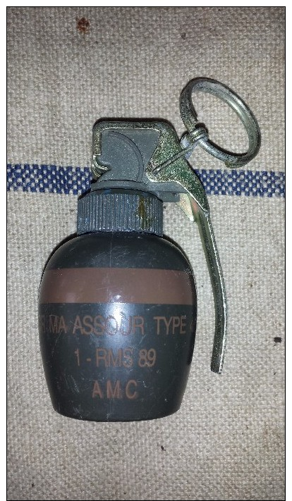 Grenade Assourdissante Française Type 46 - Armes Neutralisées