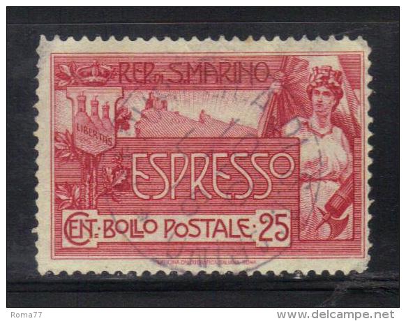 W2787 - SAN MARINO , Espressi Il N. 1 Usato - Francobolli Per Espresso