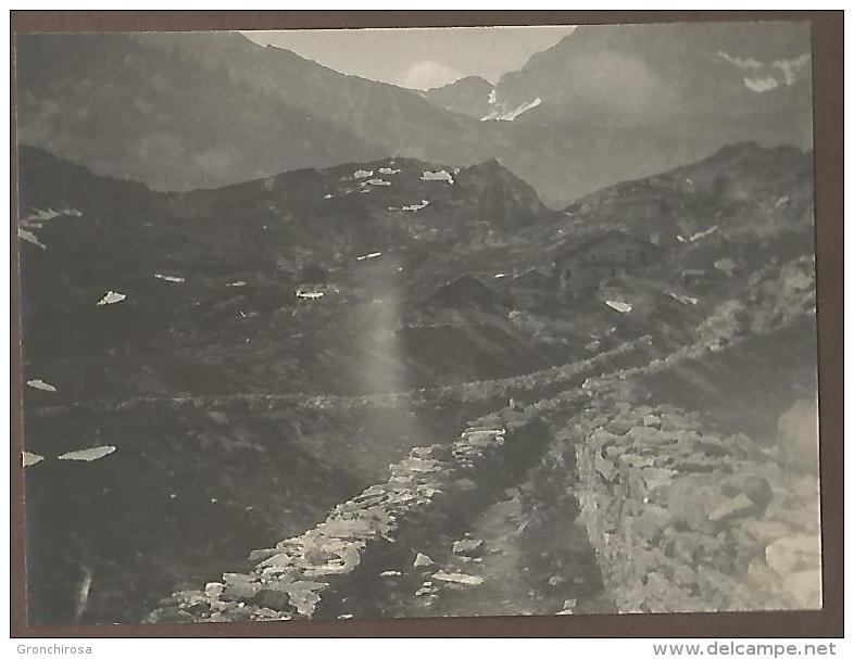 Ceresole Reale, Torino 13.8.1911, Chiapili Di Sopra, Fotografia D'epoca Cm. 9 X 7. - Luoghi