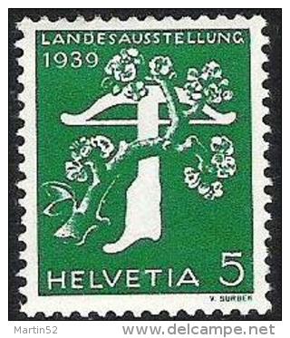 Schweiz Suisse 1939: Rollenmarke MIT NUMMER L6730 "Landi" EXPO Zu 228yR.01 Mi 344yR * Falz MLH  (Zu CHF 13.00 -50%) - Franqueo