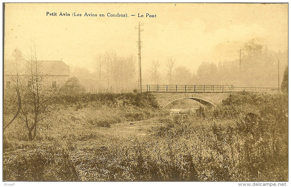 CP De Petit AVIN " Les Avins En Condroz - Le Pont "   Clavier  . - Clavier