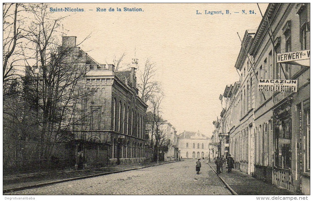 Sint Niklaas:  Rue De La Station - Sint-Niklaas