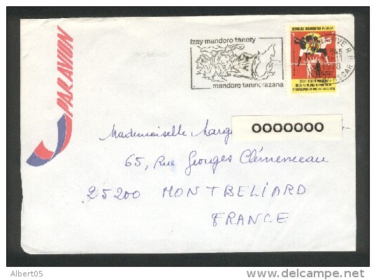 Madagascar - Lettre De Tananrive RP Pour La France - Flamme Izay Mandoro Tanery - 13 11 1978 - Madagascar (1960-...)