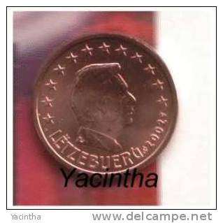 @Y@ Luxemburg    1 - 2 - 5  Cent  2002      UNC - Luxemburg