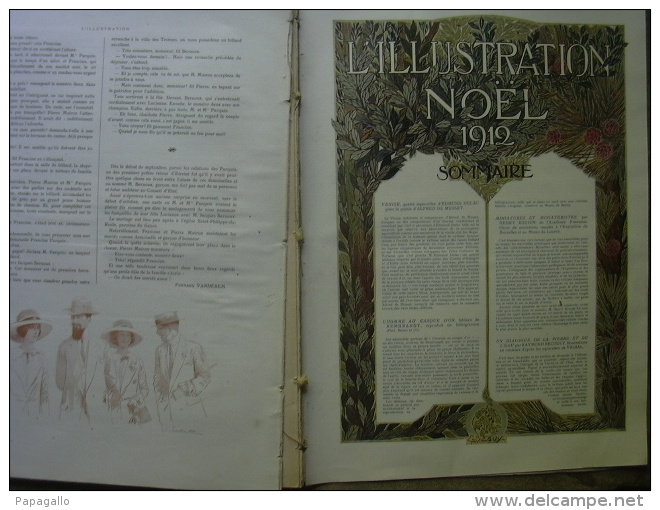 L’ILLUSTRATION 3641 NOEL 1912  7 Décembre 1912 - L'Illustration