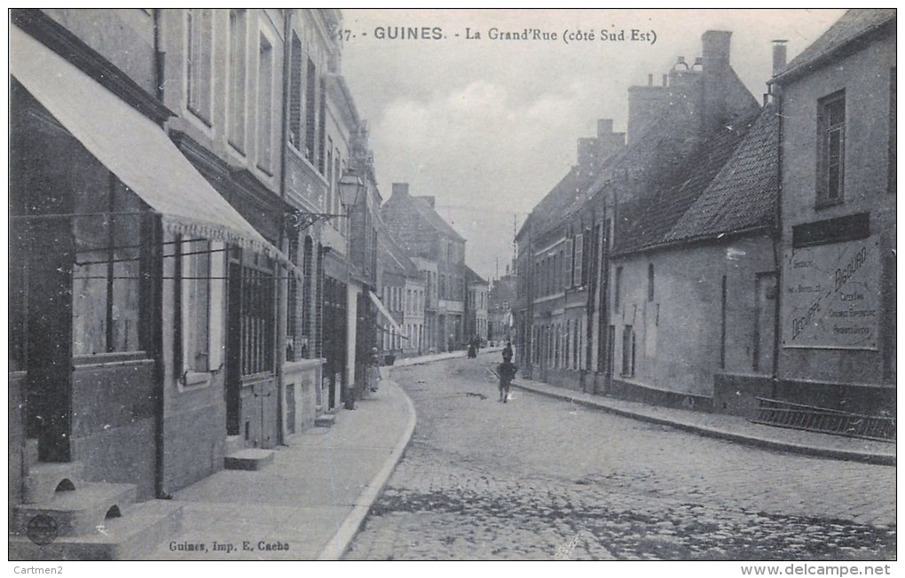 GUINES LA GRAND'RUE 62 - Guines