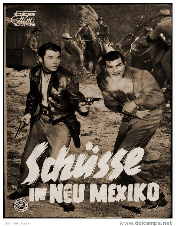 Das Neue Film-Programm Von Ca. 1957  -  "Schüsse In Neu Mexiko"  -  Mit Audie Murphy - Faith Domergue - Magazines