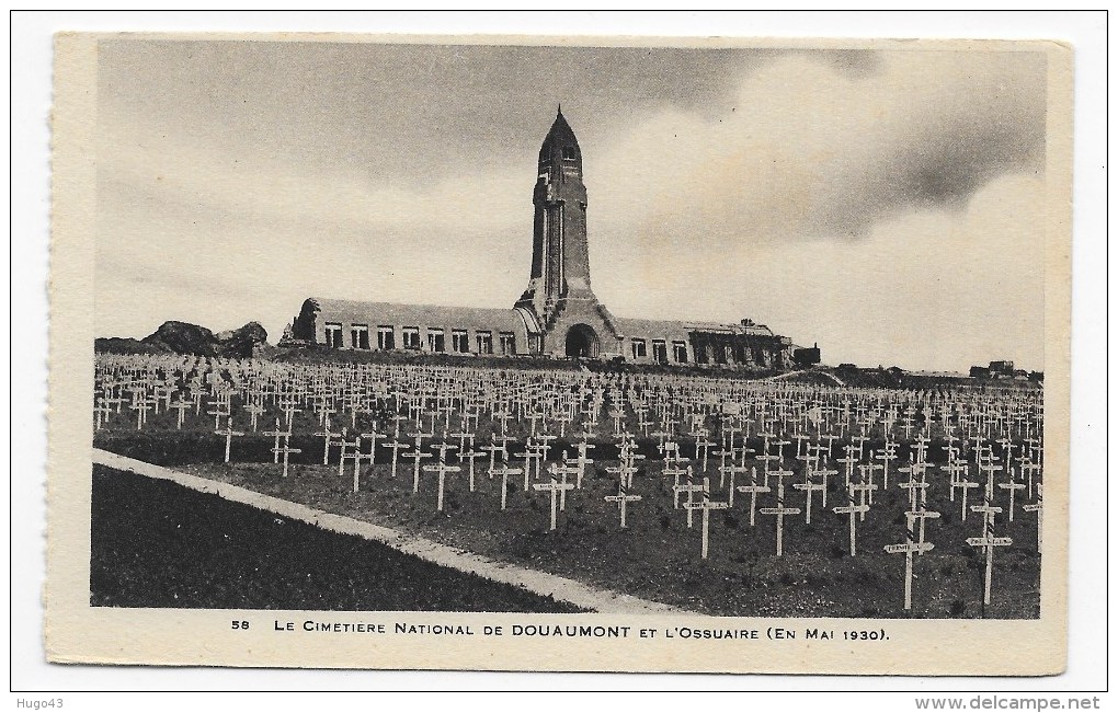 DOUAUMONT -  N° 58 - CIMETIERE NATIONAL ET  L´ OSSUAIRE - Douaumont