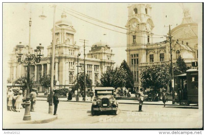 Rarität Rare Porto Alegre Policeman Polizei Guarda De Trânsito Automobile 8.6.1927 - Porto Alegre