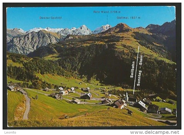SONNTAG-STEIN Seilbahn Vorarlberg Bludenz - Bludenz