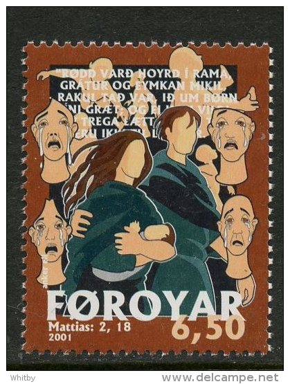 Faroe Islands 2001 6.50k Bible Stories Issue #408 - Féroé (Iles)