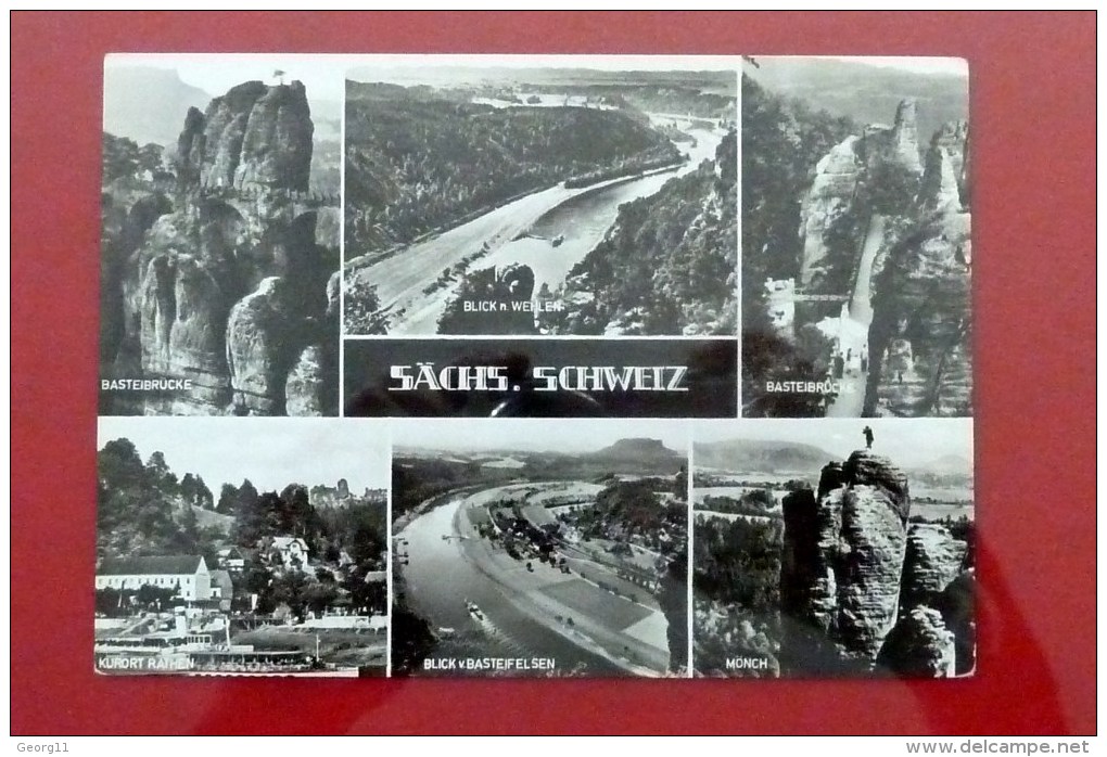 Sächsische Schweiz - MBK - DDR 1966 - Echtfoto - Pirna