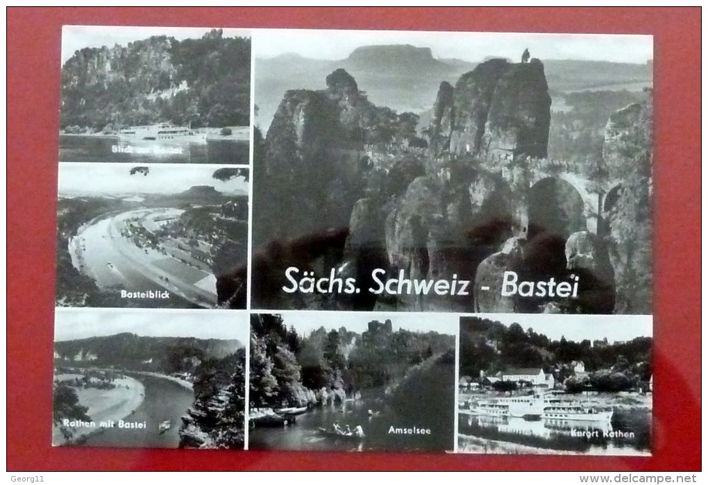 Sächsische Schweiz - Bastei - MBK - DDR 1974 - Echtfoto - Sachsen - Pirna